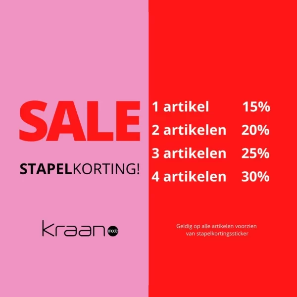 Sale-stapelkorting
